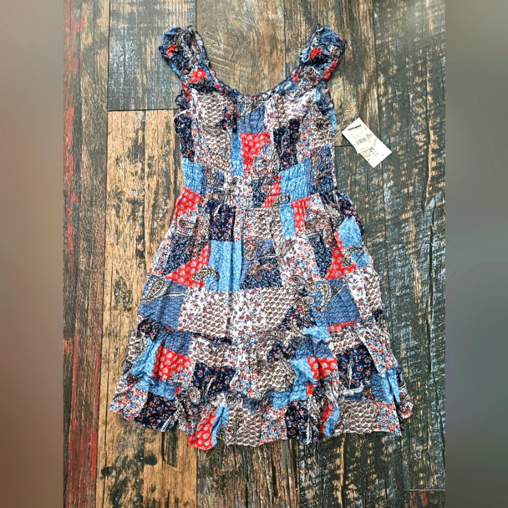 Wild Moss Patchwork Dress, XL - Picture 2 of 12